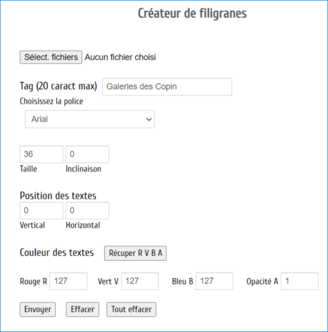le formulaire le formulaire